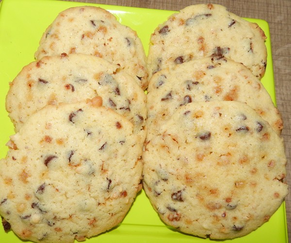 Cookies pépites de chocolats nougatine Centerblog